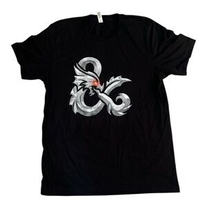 Dungeons And Dragons Metal Ampersand Graphic Tee